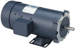 Leeson - 1 Max hp, 3,450 Max RPM, Electric AC DC Motor - 115, 208, 230 V Input, Single Phase, 56 Frame - Makers Industrial Supply