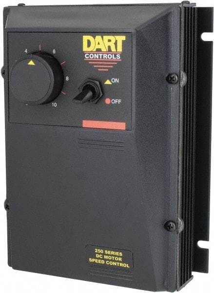 Dart Controls - 2 Max hp, 30 Max RPM, Electric AC DC Motor - 120, 240 V Input - Makers Industrial Supply