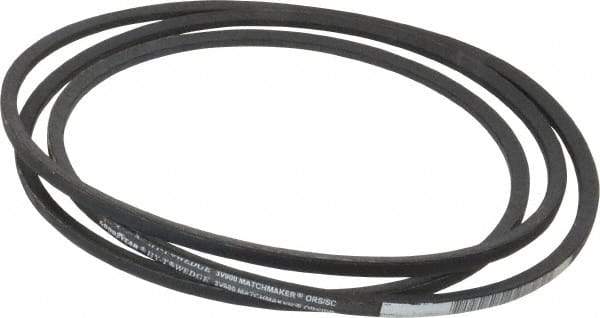 Continental ContiTech - Section 3V, 90" Outside Length, V-Belt - Fiber Reinforced Wingprene Rubber, HY-T Wedge MatchmakerEnvelope, No. 3V900 - Makers Industrial Supply