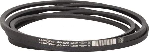 Continental ContiTech - Section 5V, 236" Outside Length, V-Belt - Fiber Reinforced Wingprene Rubber, HY-T Wedge MatchmakerEnvelope, No. 5V2360 - Makers Industrial Supply