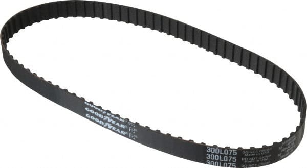 Continental ContiTech - Section L, 3/4" Wide, Timing Belt - Helanca Weave Stretch Nylon, L Series Belts Positive Drive, No. 300L - Makers Industrial Supply