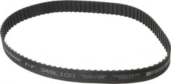 Continental ContiTech - Section L, 1" Wide, Timing Belt - Helanca Weave Stretch Nylon, L Series Belts Positive Drive, No. 345L - Makers Industrial Supply