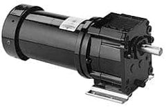 Leeson - 1/15 Max hp, 139 Max RPM, Electric AC DC Motor - 115 V Input, Single Phase, 38D Frame - Makers Industrial Supply