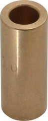 Made in USA - 5/16" Inside x 1/2" Outside Diam, Cast Bronze Sleeve Bearing - 1-1/4" OAL - Makers Industrial Supply