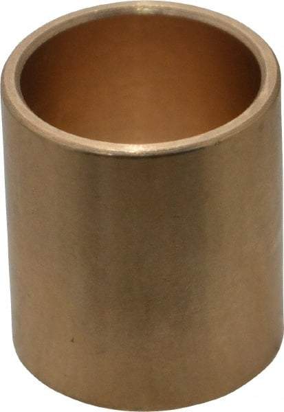 Made in USA - 3/4" Inside x 7/8" Outside Diam, Cast Bronze Sleeve Bearing - 1" OAL - Makers Industrial Supply