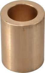 Made in USA - 3/4" Inside x 1-1/8" Outside Diam, Cast Bronze Sleeve Bearing - 1-1/2" OAL - Makers Industrial Supply