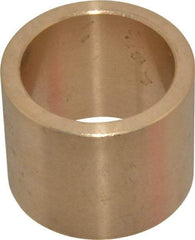 Made in USA - 1" Inside x 1-1/4" Outside Diam, Cast Bronze Sleeve Bearing - 1" OAL - Makers Industrial Supply