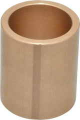 Made in USA - 1" Inside x 1-1/4" Outside Diam, Cast Bronze Sleeve Bearing - 1-1/2" OAL - Makers Industrial Supply