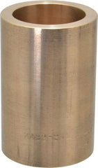 Made in USA - 1-1/2" Inside x 2" Outside Diam, Cast Bronze Sleeve Bearing - 3" OAL - Makers Industrial Supply