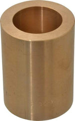 Made in USA - 1-1/2" Inside x 2-1/4" Outside Diam, Cast Bronze Sleeve Bearing - 3" OAL - Makers Industrial Supply