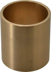 Made in USA - 2" Inside x 2-1/4" Outside Diam, Cast Bronze Sleeve Bearing - 2-1/2" OAL - Makers Industrial Supply