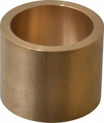 Made in USA - 2" Inside x 2-1/2" Outside Diam, Cast Bronze Sleeve Bearing - 2" OAL - Makers Industrial Supply