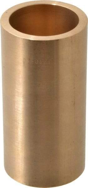 Made in USA - 2" Inside x 2-1/2" Outside Diam, Cast Bronze Sleeve Bearing - 5" OAL - Makers Industrial Supply