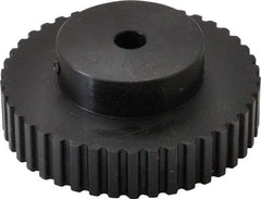 Power Drive - 42 Tooth, 5/16" Inside x 2.654" Outside Diam, Timing Belt Pulley - 1/4, 3/8" Belt Width, 2.674" Pitch Diam, Steel & Cast Iron - Makers Industrial Supply