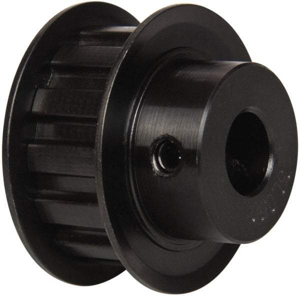 Power Drive - 13 Tooth, 1/2" Inside x 1.522" Outside Diam, Timing Belt Pulley - 1/2" Belt Width, 1.552" Pitch Diam, Steel & Cast Iron - Makers Industrial Supply