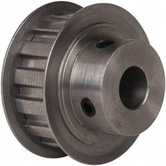 Power Drive - 14 Tooth, 1/2" Inside x 1.641" Outside Diam, Timing Belt Pulley - 1/2" Belt Width, 1.671" Pitch Diam, Steel & Cast Iron - Makers Industrial Supply