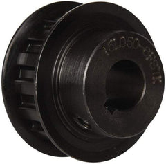 Power Drive - 15 Tooth, 5/8" Inside x 1.76" Outside Diam, Timing Belt Pulley - 1/2" Belt Width, 1.79" Pitch Diam, Steel & Cast Iron - Makers Industrial Supply