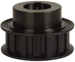 Power Drive - 15 Tooth, 3/4" Inside x 1.76" Outside Diam, Timing Belt Pulley - 1/2" Belt Width, 1.79" Pitch Diam, Steel & Cast Iron - Makers Industrial Supply