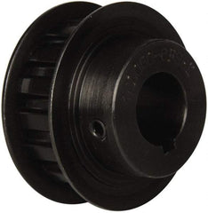 Power Drive - 16 Tooth, 3/4" Inside x 1.88" Outside Diam, Timing Belt Pulley - 1/2" Belt Width, 1.91" Pitch Diam, Steel & Cast Iron - Makers Industrial Supply