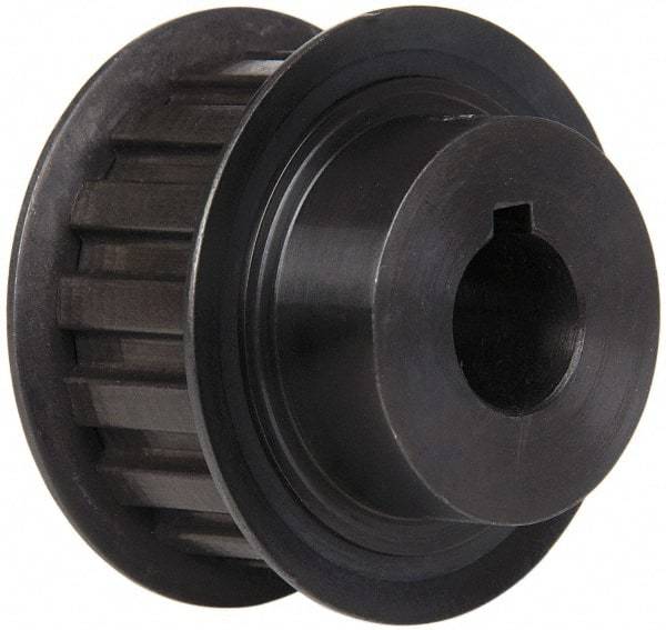 Power Drive - 16 Tooth, 5/8" Inside x 1.88" Outside Diam, Timing Belt Pulley - 3/4" Belt Width, 1.91" Pitch Diam, Steel & Cast Iron - Makers Industrial Supply