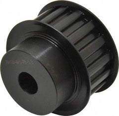 Power Drive - 16 Tooth, 5/8" Inside x 2.492" Outside Diam, Timing Belt Pulley - 3/4, 1" Belt Width, 2.546" Pitch Diam, Steel & Cast Iron - Makers Industrial Supply