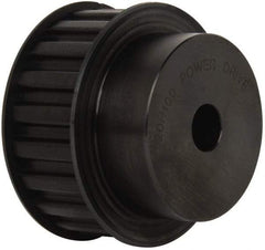 Power Drive - 20 Tooth, 5/8" Inside x 3.129" Outside Diam, Timing Belt Pulley - 3/4, 1" Belt Width, 3.183" Pitch Diam, Steel & Cast Iron - Makers Industrial Supply