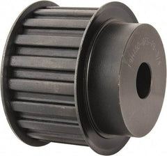 Power Drive - 19 Tooth, 3/4" Inside x 2.97" Outside Diam, Timing Belt Pulley - 1-1/2" Belt Width, 3.024" Pitch Diam, Steel & Cast Iron - Makers Industrial Supply