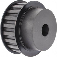 Power Drive - 22 Tooth, 3/4" Inside x 3.447" Outside Diam, Timing Belt Pulley - 3/4, 1" Belt Width, 3.501" Pitch Diam, Steel & Cast Iron - Makers Industrial Supply