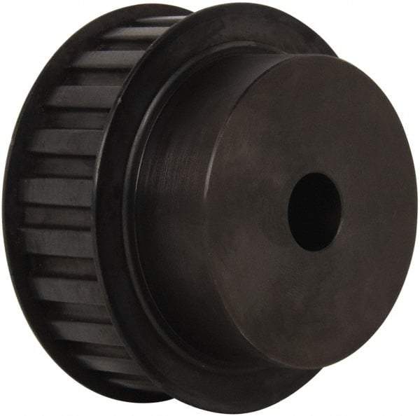 Power Drive - 24 Tooth, 3/4" Inside x 3.766" Outside Diam, Timing Belt Pulley - 3/4, 1" Belt Width, 3.82" Pitch Diam, Steel & Cast Iron - Makers Industrial Supply