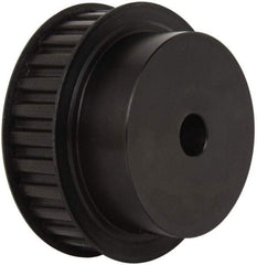 Power Drive - 28 Tooth, 3/4" Inside x 4.402" Outside Diam, Timing Belt Pulley - 3/4, 1" Belt Width, 4.456" Pitch Diam, Steel & Cast Iron - Makers Industrial Supply