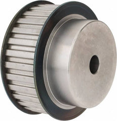 Power Drive - 30 Tooth, 3/4" Inside x 4.721" Outside Diam, Timing Belt Pulley - 1-1/2" Belt Width, 4.775" Pitch Diam, Steel & Cast Iron - Makers Industrial Supply