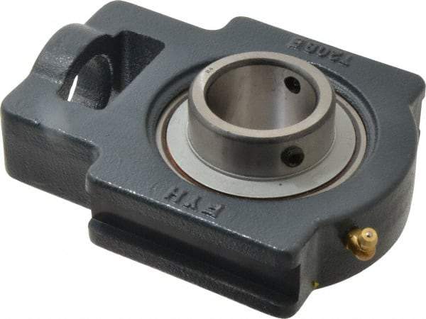 Value Collection - 3-9/32" Wide, Cast Iron Ball Bearing Take Up Unit - 1-5/16" Outside Diam - Makers Industrial Supply