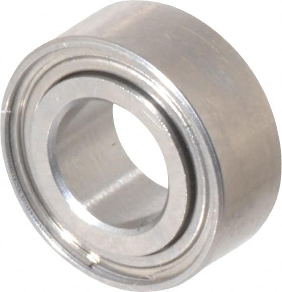 Value Collection - 5/32" Bore Diam, 5/16" OD, Double Shield Miniature Radial Ball Bearing - 1/8" Wide, 1 Row, Round Bore, 29 Lb Static Capacity, 81 Lb Dynamic Capacity - Makers Industrial Supply