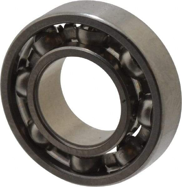 Value Collection - 1/8" Bore Diam, 3/8" OD, Open Miniature Radial Ball Bearing - 5/32" Wide, 1 Row, Round Bore, 49 Lb Static Capacity, 144 Lb Dynamic Capacity - Makers Industrial Supply