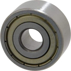 Tritan - 10mm Bore Diam, 30mm OD, Double Shield Angular Contact Radial Ball Bearing - 14.3mm Wide, 2 Rows, Round Bore, 850 Lb Static Capacity, 1,600 Lb Dynamic Capacity - Makers Industrial Supply