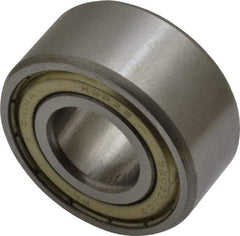 Tritan - 15mm Bore Diam, 35mm OD, Double Shield Angular Contact Radial Ball Bearing - 15.9mm Wide, 2 Rows, Round Bore, 1,500 Lb Static Capacity, 2,600 Lb Dynamic Capacity - Makers Industrial Supply