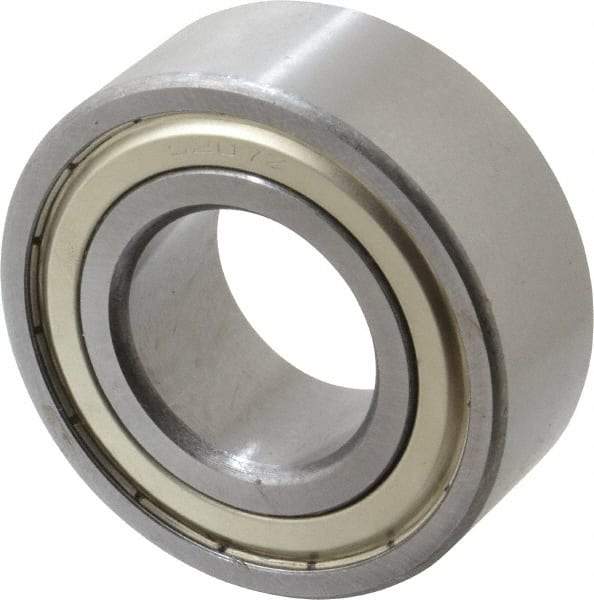 Tritan - 35mm Bore Diam, 72mm OD, Double Shield Angular Contact Radial Ball Bearing - 27mm Wide, 2 Rows, Round Bore, 6,200 Lb Static Capacity, 8,500 Lb Dynamic Capacity - Makers Industrial Supply