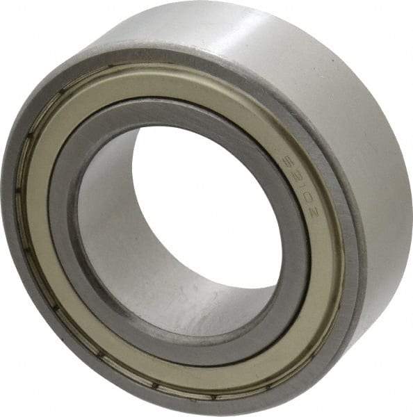 Tritan - 50mm Bore Diam, 90mm OD, Double Shield Angular Contact Radial Ball Bearing - 30.2mm Wide, 2 Rows, Round Bore, 9,400 Lb Static Capacity, 11,500 Lb Dynamic Capacity - Makers Industrial Supply