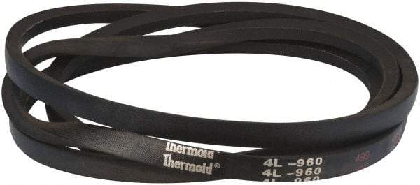 Value Collection - Section 4L, 96" Outside Length, V-Belt - Rubber, Fractional HP, No. 4L960 - Makers Industrial Supply