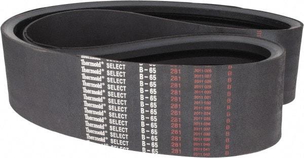 Value Collection - Section B, V-Belt - Neoprene Rubber, Classic Banded, No. B-65 - Makers Industrial Supply