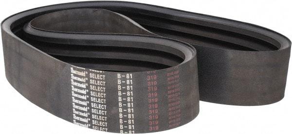 Value Collection - Section B, V-Belt - Neoprene Rubber, Classic Banded, No. B-81 - Makers Industrial Supply