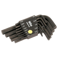 .050 - 3/8 HEX L-KEY SHORT ARM BLACK SET - Makers Industrial Supply