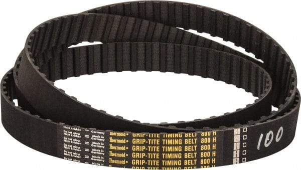 Value Collection - Section H, Timing Belt - Neoprene Rubber, Series H, No. 800H100 - Makers Industrial Supply