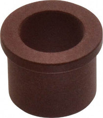 Bunting Bearing - 5/8" Inside x 7/8" Outside Diam, PTFE Sleeve Bearing - 1" Flange Outside Diam, 1/8" Flange Thickness, 3/4" OAL - Makers Industrial Supply