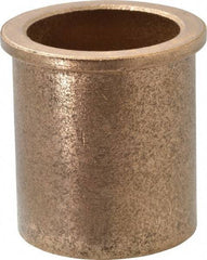 Boston Gear - 1-1/4" Inside x 1-1/2" Outside Diam, Oil Impregnated Bronze SAE-841 Flanged Sleeve Bearing - 1-3/4" Flange Outside Diam, 1/8" Flange Thickness, 1-3/4" OAL - Makers Industrial Supply