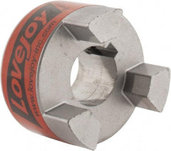 Lovejoy - 3/4" Max Bore Diam, 3/16" x 3/32" Keyway Width x Depth, Flexible Coupling Hub - 1-3/4" OD, 2.12" OAL, Sintered Iron, Order 2 Hubs & 1 Spider for Complete Coupling - Makers Industrial Supply