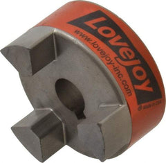 Lovejoy - 14mm Max Bore, Flexible Coupling Hub - 2.11" OD, 2.12" OAL, Sintered Iron, Order 2 Hubs & 1 Spider for Complete Coupling - Makers Industrial Supply