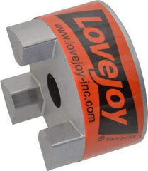 Lovejoy - 1/2" Max Bore Diam, Flexible Coupling Hub - 2.11" OD, 2-1/2" OAL, Sintered Iron, Order 2 Hubs & 1 Spider for Complete Coupling - Makers Industrial Supply