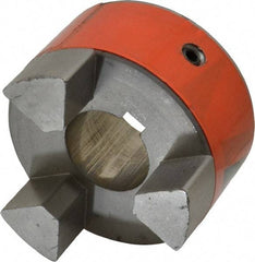 Lovejoy - 1-1/2" Max Bore Diam, Flexible Hub Coupling - 3-3/4" OD, 4-1/2" OAL, Metal - Makers Industrial Supply