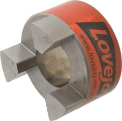 Lovejoy - 1-7/8" Max Bore Diam, Flexible Hub Coupling - 3-3/4" OD, 4-1/2" OAL, Sintered Iron - Makers Industrial Supply